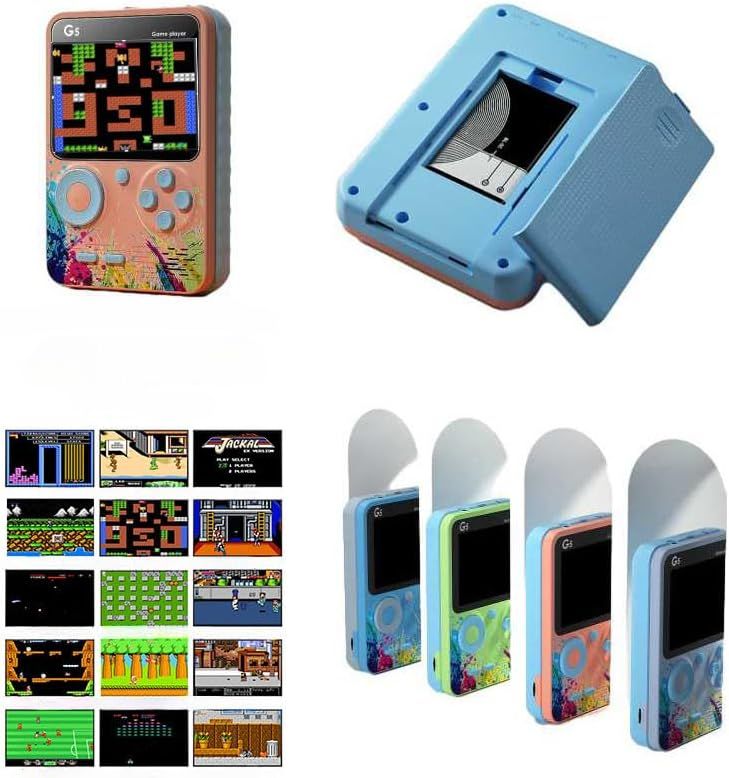 Ročna igralna konzola, prenosna retro igralna konzola 500 klasičnih iger_voghion.com