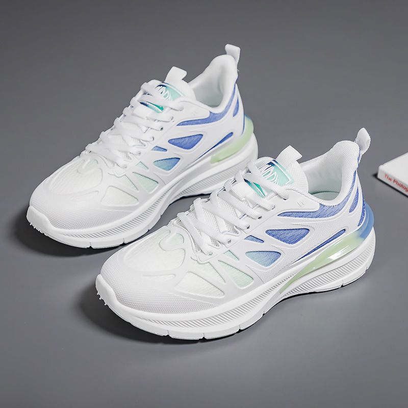 Breathable Couple Mesh Sneakers Men Versatile Ins Soft Sole Running Unisex Casual White Shoes F8825_voghion.com