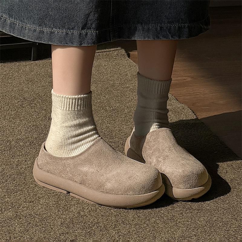 2025 New Spring Small Potato Kembo Shoes Couple Model One-pedal Bag Head Class Slippers Lazy 45225-T_voghion.com