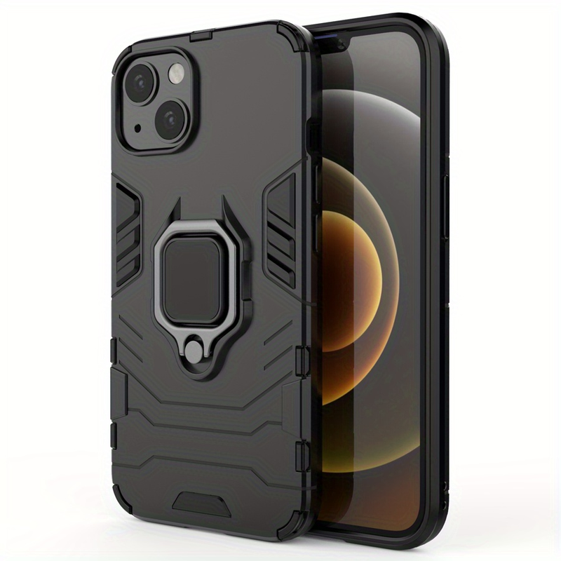 Coque Armor antichoc pour iPhone : protégez votre téléphone avec une coque antichoc et un support à anneau !_voghion.com