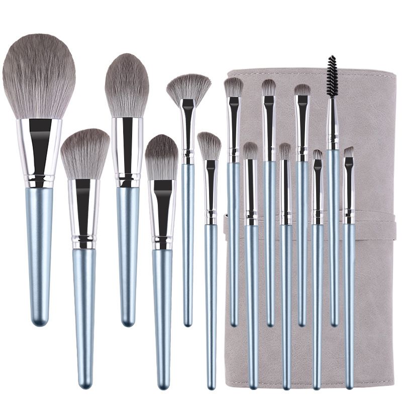 Beauty Essentials Nieuwe 14 stuks make-upkwasten met houten handvat Chujian Cangzhou make-upkwastenset Beauty Tools Make-upkwast Spot_voghion.com