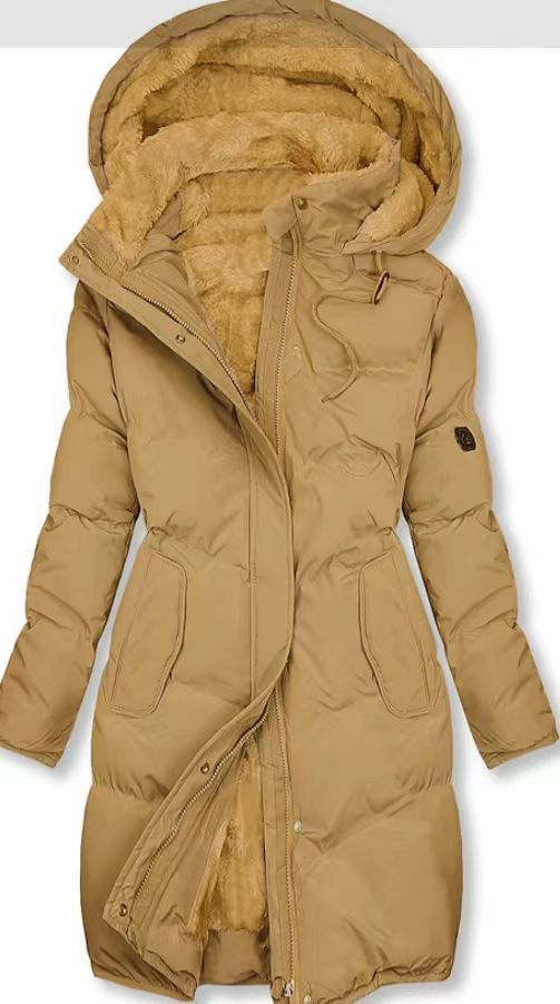 Women's clothing tops with plush collar and pockets women's jacket _voghion.com