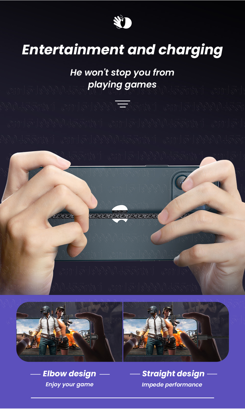 1/2/3M 180 degree USB charging cable suitable for iPhone 13 12 11 Pro Max XS XR X 8 7 6 iPad 2A fast charging_voghion.com