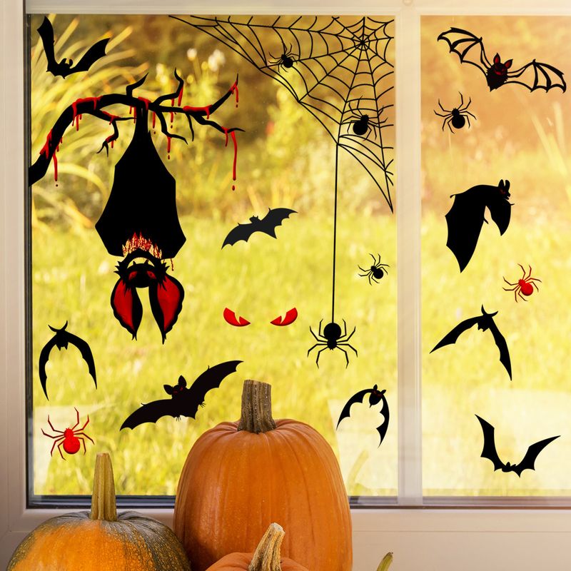 Aufkleber Halloween Blut Handabdruck Fußabdrücke Dekorative Wandaufkleber Fensteraufkleber Wohnzimmer Schlafzimmer Hintergrund Home Dekoration Aufkleber_voghion.com
