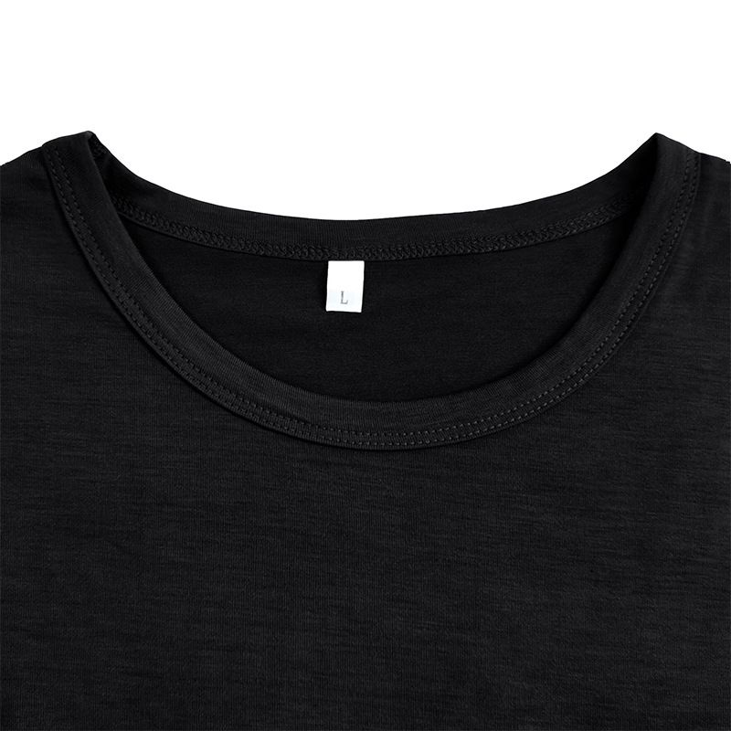 2023 Summer Round Neck Backing Short sleeved Inner Top Men's T-shirt_voghion.com