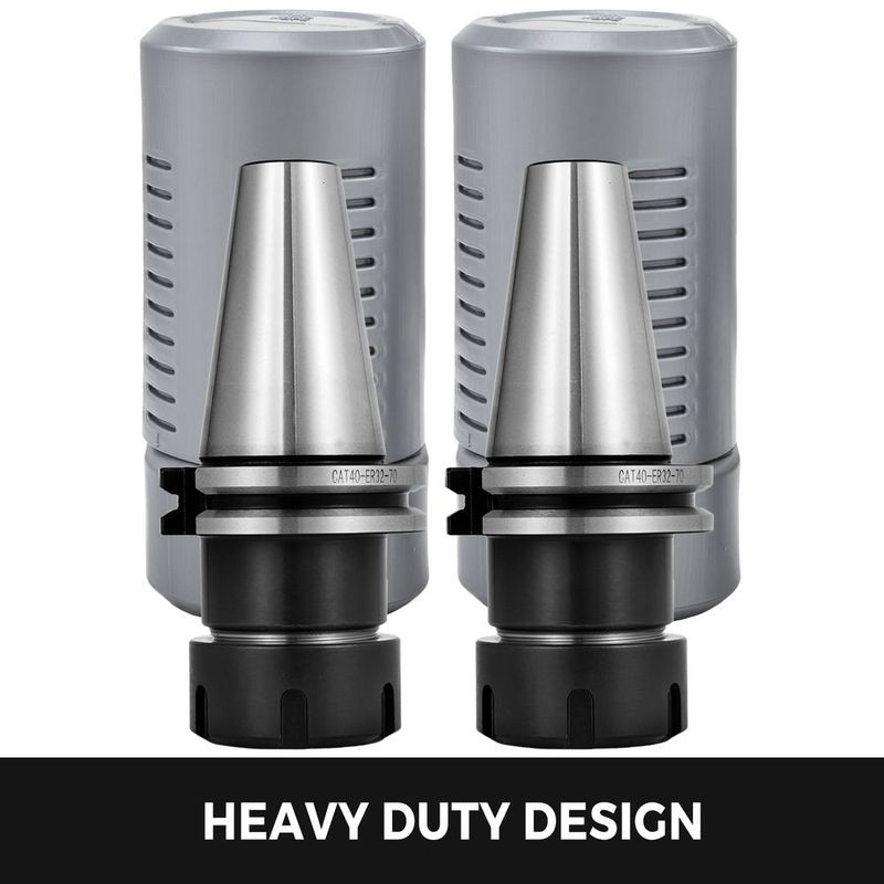 VEVOR 5 PCS Collet Set, CAT40 ER32 Collet Chuck, For CNC Engraving Machine & Milling Lathe Tool (CAT40 ER32)_voghion.com