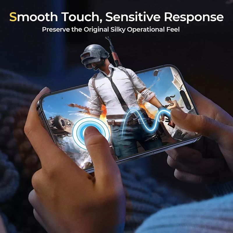 Instant Dust-Free Application Compatible With Iphone Phone Screen Protector 17/14/13 Tempered Glass IPhone 15_voghion.com