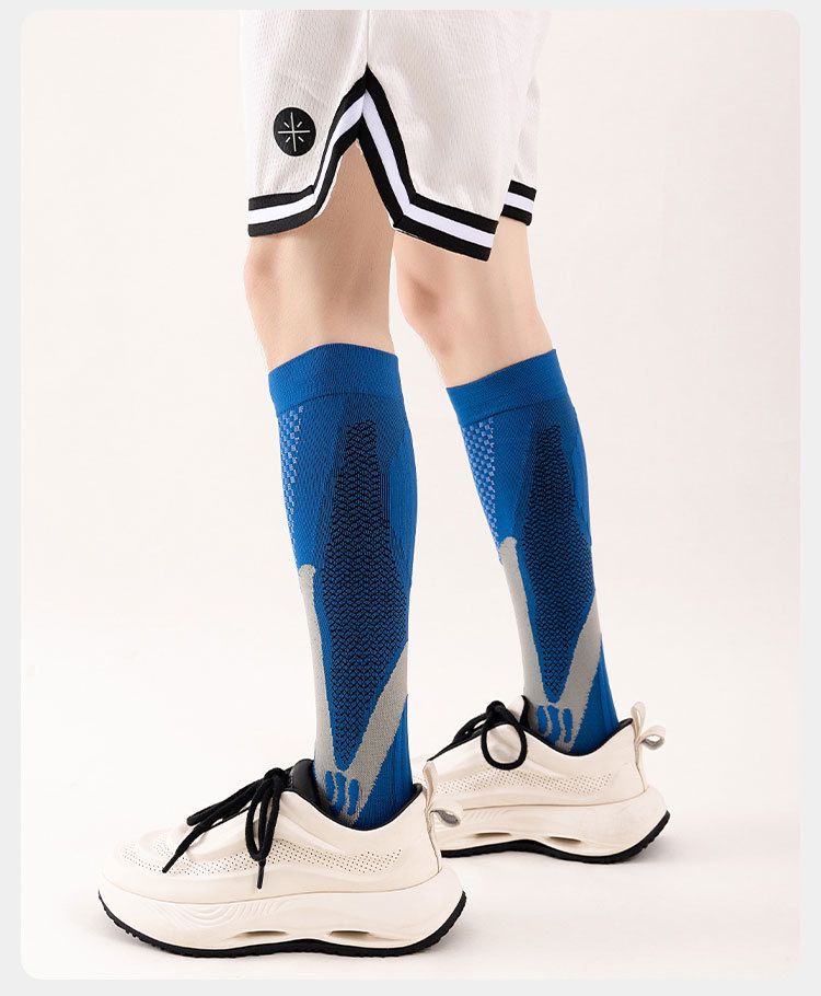 Compression socks calf socks men and women professional sports socks outdoor cycling fitness slimming elastic compression socks football socks_voghion.com