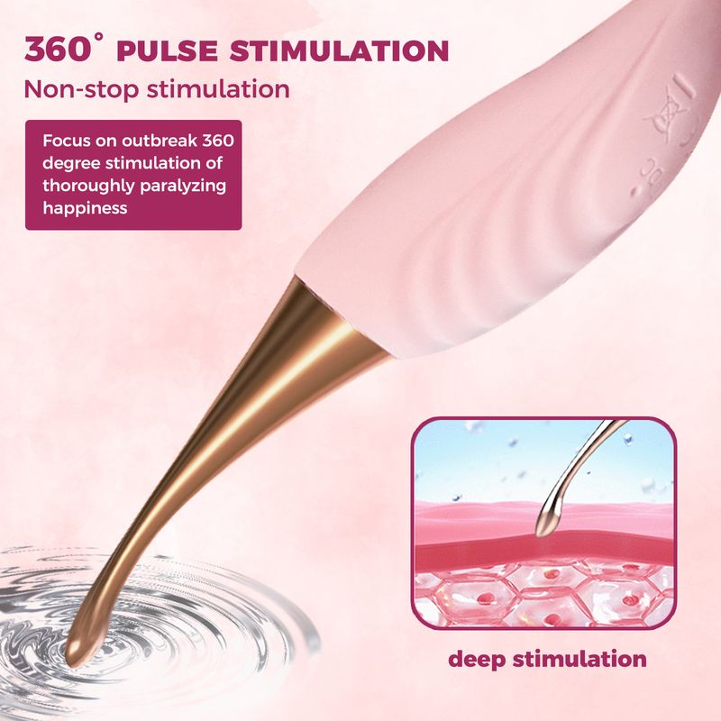 Heißer Vibrator mit 10-Frequenz-Vibration, doppeltes Gefühl, geeignet für erwachsene Frauen zum Masturbieren_voghion.com