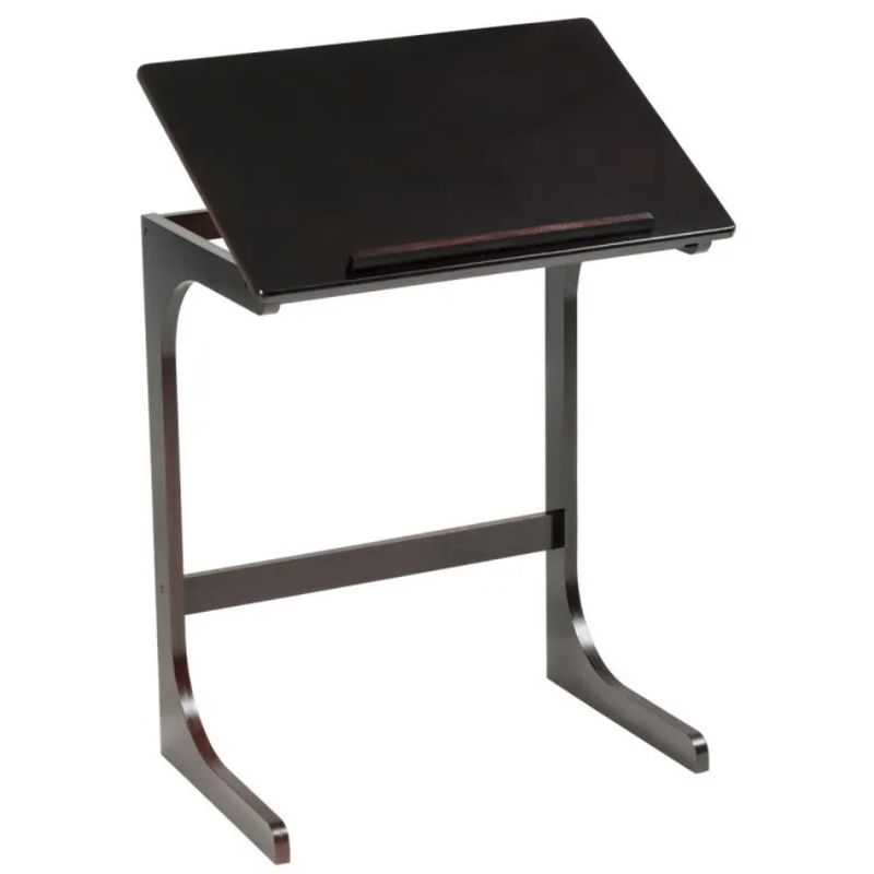 With Sofa Top Tilting Side Table Bamboo_voghion.com