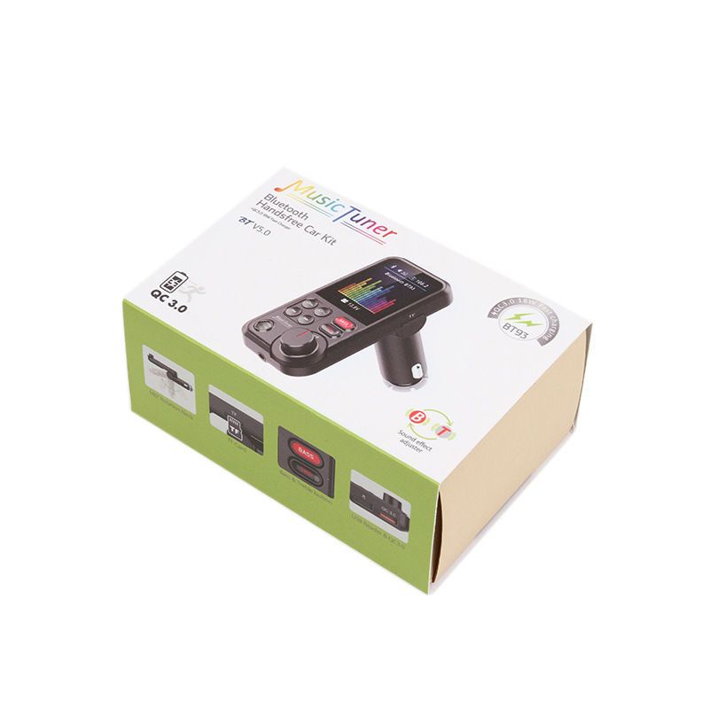 Color Screen MP3 Bluetooth Hands-Free QC3.0 Fast Charging Car Charger Card Slot High-Fidelity HiFi Lossless Music Player_voghion.com