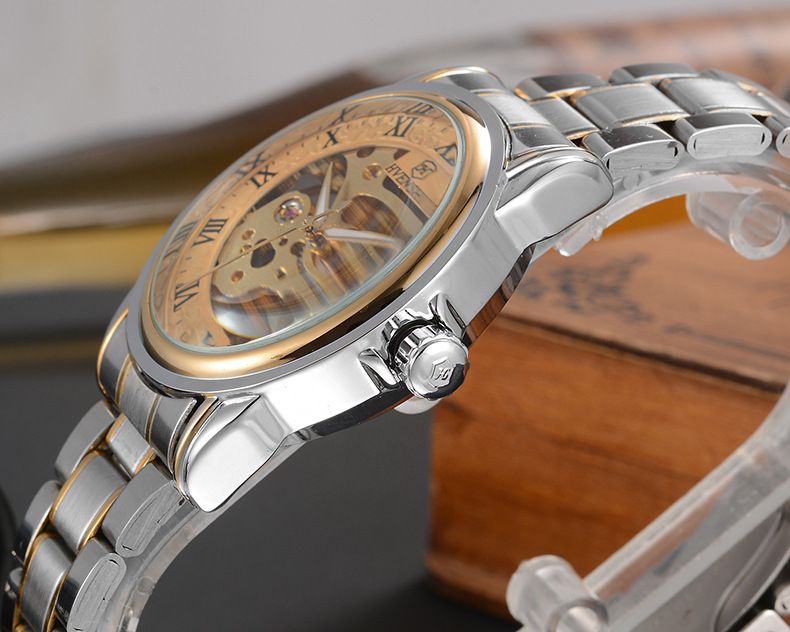 New Fashion Trend Men's Double sided Hollow Fully Automatic Mechanical Watch_voghion.com