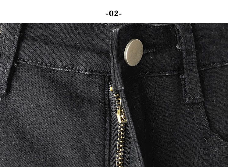 Short en jean noir moulant et amincissant à taille haute pour le cyclisme d'été pour femmes_voghion.com