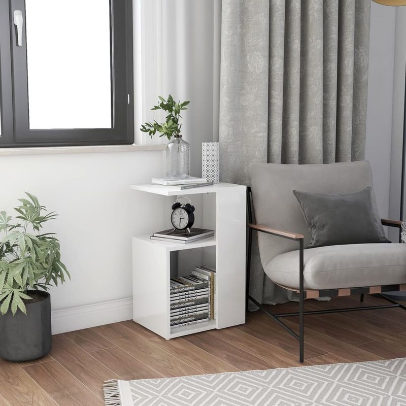Side Table Hallway End Sofa Table Coffee Couch Table Engineered Wood VidaXL_voghion.com