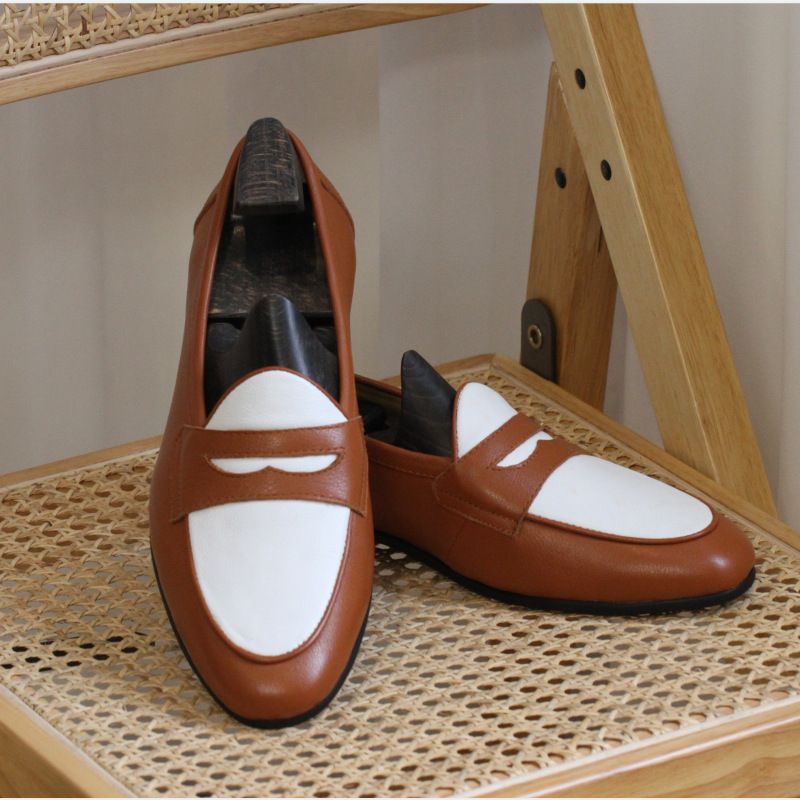Koreanischer Stil Trendy Herren Ins Lazy Schuhe, Britische Champagner Loafer_voghion.com