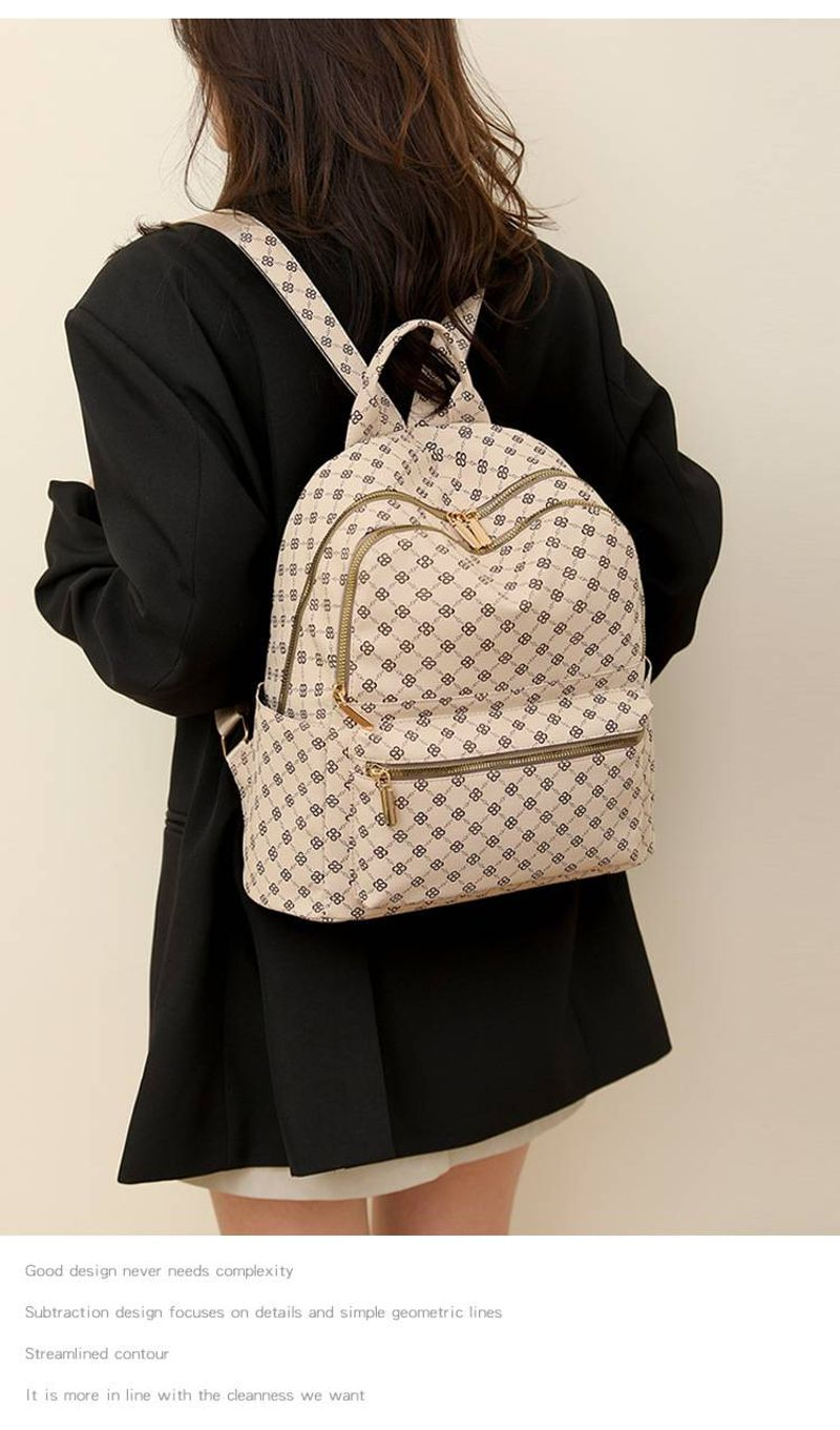 2024 Yeni Çok Yönlü Hafif Seyahat Kadın Moda Yolcu Sırt Çantası Büyük Kapasiteli Kitap Çantası_voghion.com