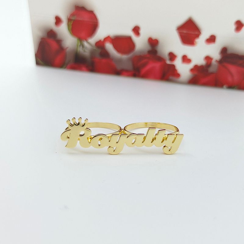 2025 Neuheiten 2024 AI Hip Hop Modische Einfache Beschichtung Angepasst Name Doppel Personalisieren Ring Für Männer Und Frauen Geschenk_voghion.com