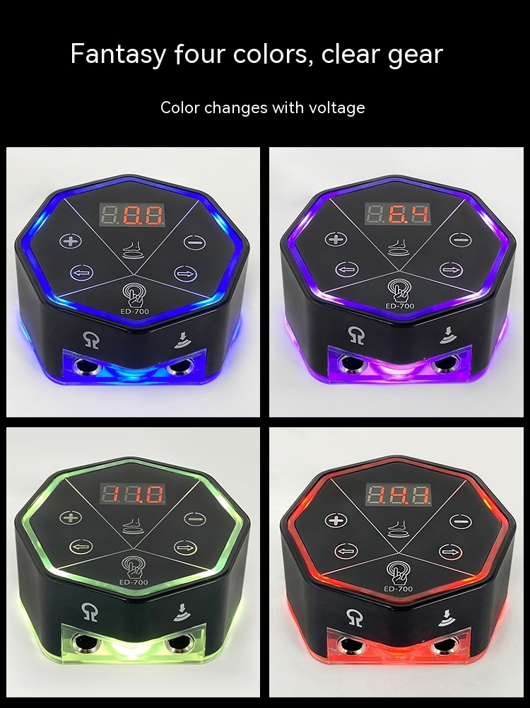 LCD Display Stabilizer Portable Mini Ghost Power Supply Ou Liang Tattoo Equipment_voghion.com