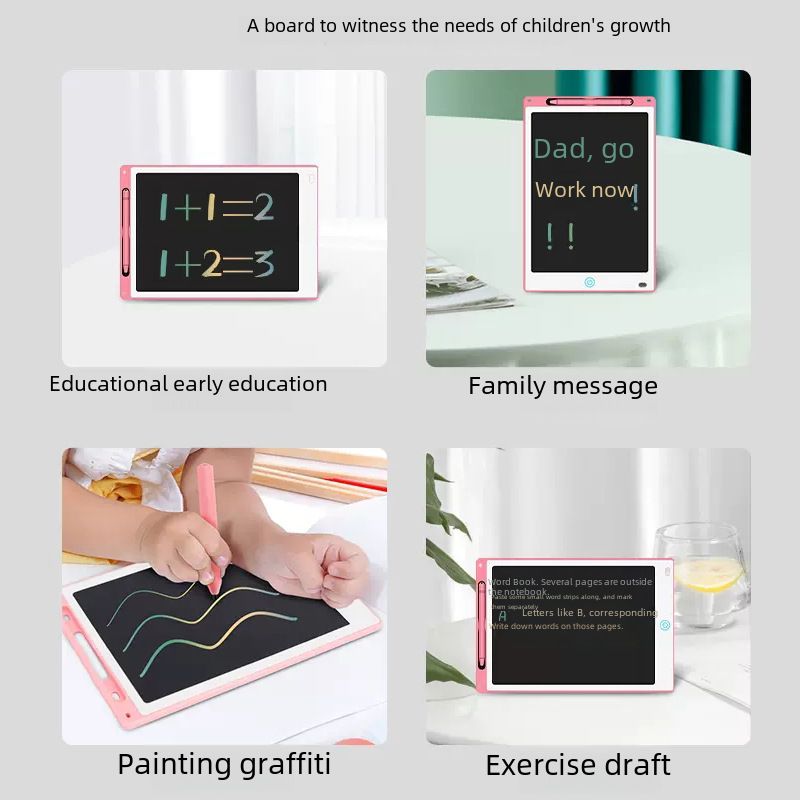 LCD-schrijfbord voor kinderen - 8,5, 10, 12 inch formaatopties_voghion.com