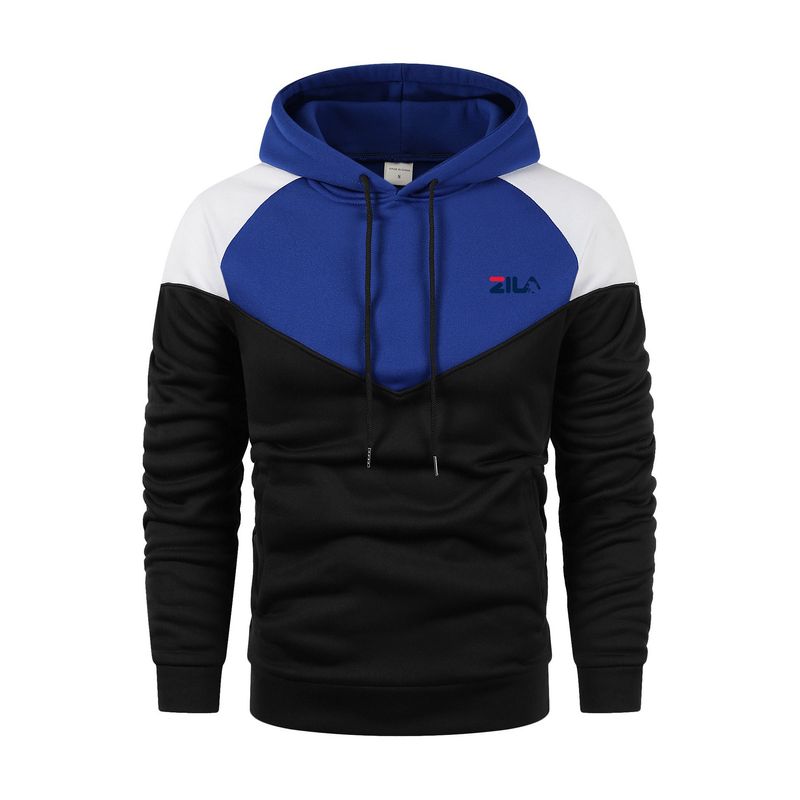 2024 nei Europa an d'USA Männer Faarf Blockéieren Splicing Moud Dréckerei Pullover Männer Casual Sportswear_voghion.com