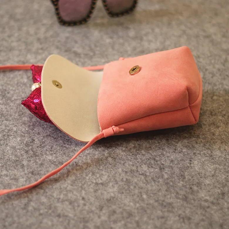 Borse da principessa per ragazze carine Borse con paillettes a fiori con fiocco Borse firmate per bambini Borsa a tracolla per bambini con fiocco di moda_voghion.com