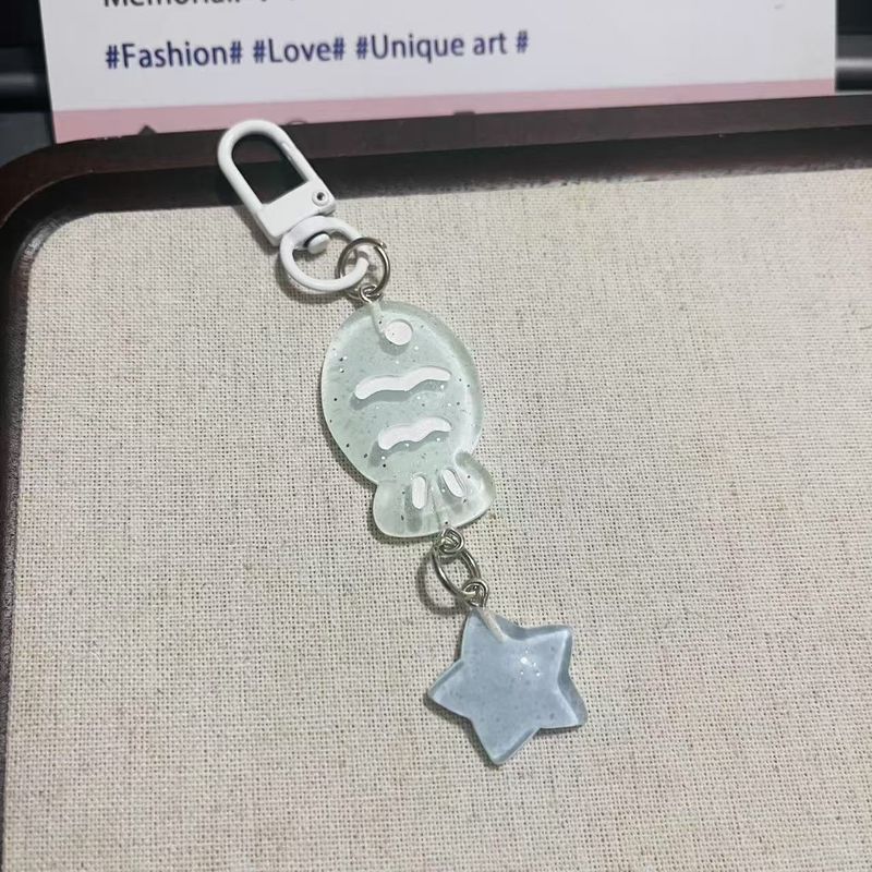Crystal Colorful Fish Keychain Girl's Pendant Jewelry_voghion.com