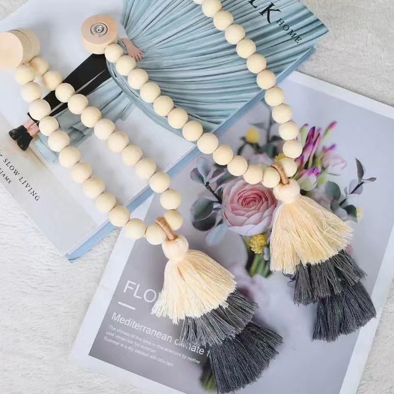 Magnetische Vorhang-Raffhalter mit Quasten – Moderner minimalistischer Stil, kein Bohren erforderlich, einfach zu verwenden, perfekt für transparente und leichte Vorhänge_voghion.com