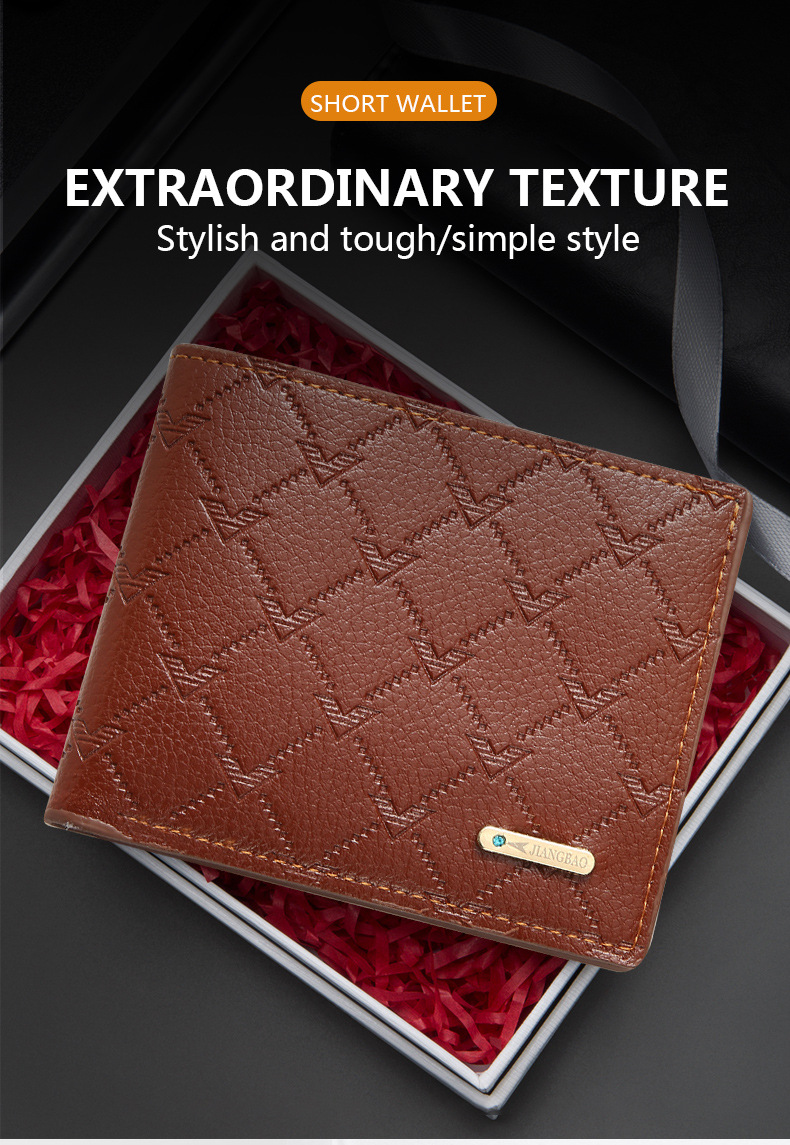Men's Wallet & Card Cases Pu coin wallet card holder men's wallet short_voghion.com
