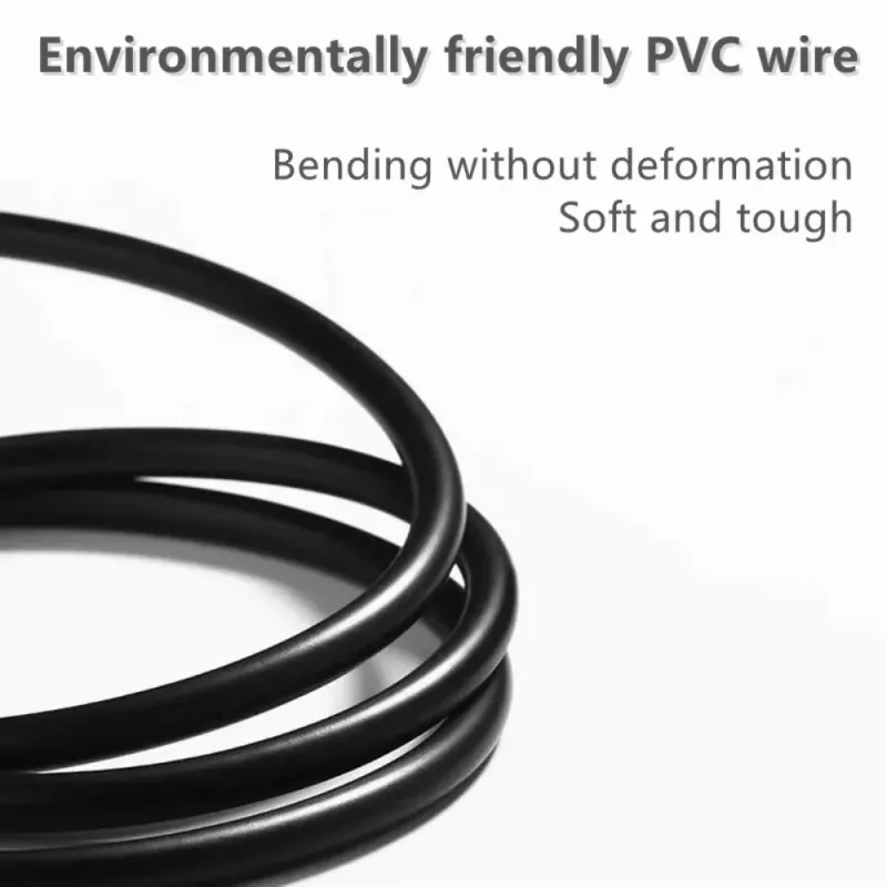 2.0 Male To A Female Data Sync Black Charger Extension Cord USB Cable For PC Laptop Keyboard_voghion.com