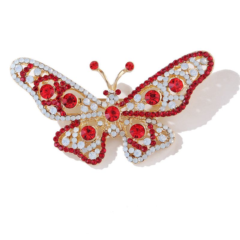 broche de borboleta grande com strass e temperamento retrô fashion_voghion.com