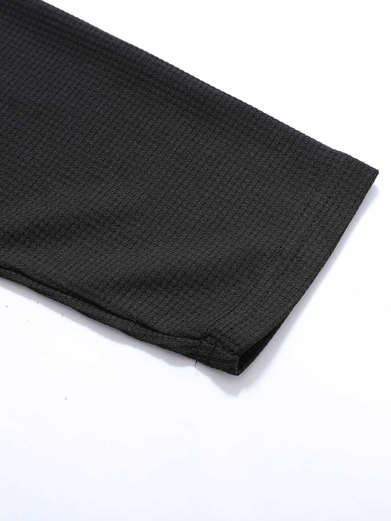 Spring And Autumn New Men's T Shirt Sweater Casual Sports Colorblock Long Sleeve Turtleneck Half Zipper Top_voghion.com