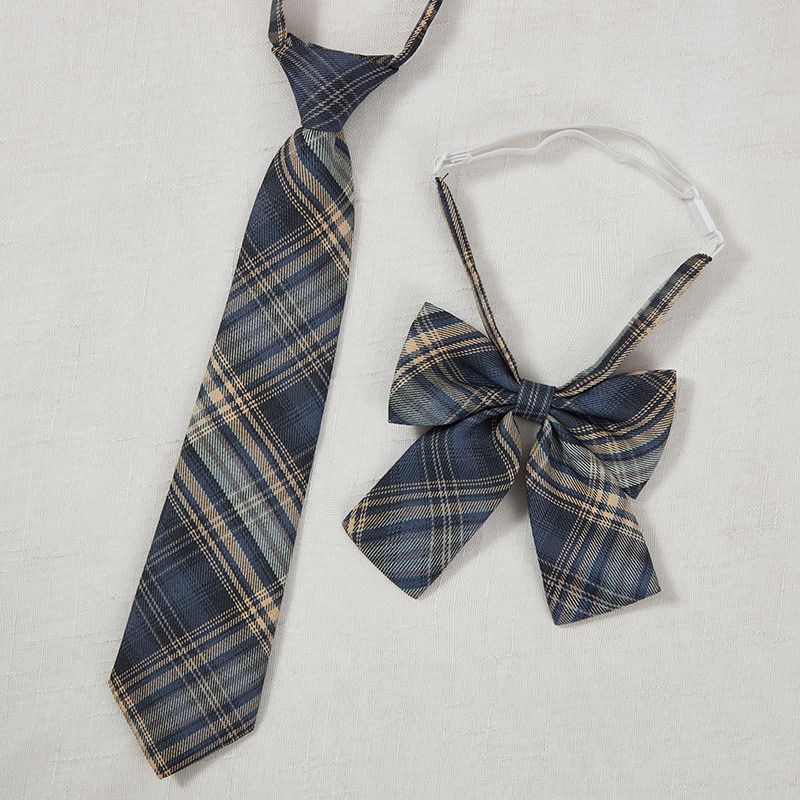 Papillon JK da donna, camicia college giapponese senza nodo, accessori per colletto da marinaio Ins, fiocco_voghion.com