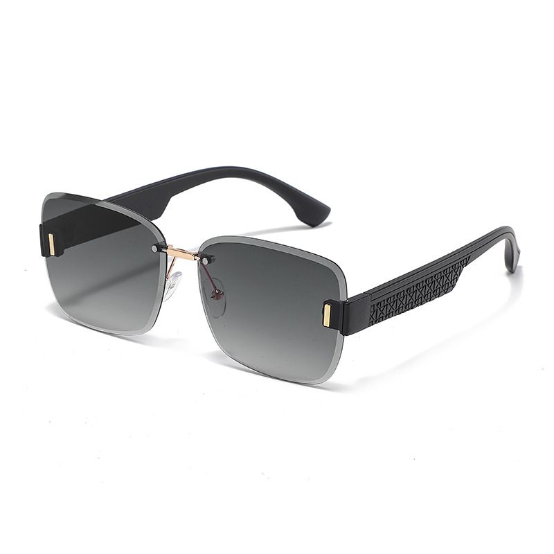 310 nya fyrkantiga båglösa solglasögon med skurna kanter, populära på internet för kvinnor, moderiktiga solglasögon med samma design_voghion.com