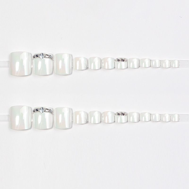 JZ-171 Sommer tragbare Tipps Abnehmbare wasserdichte Zehennagelaufkleber_voghion.com