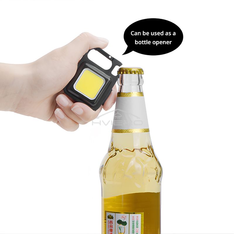 COB Work Light Flashlamp Mini Flashlight Keychain Carry LED Waterproof USB Charge Convenient Emergency Outdoor Lighting Camping_voghion.com