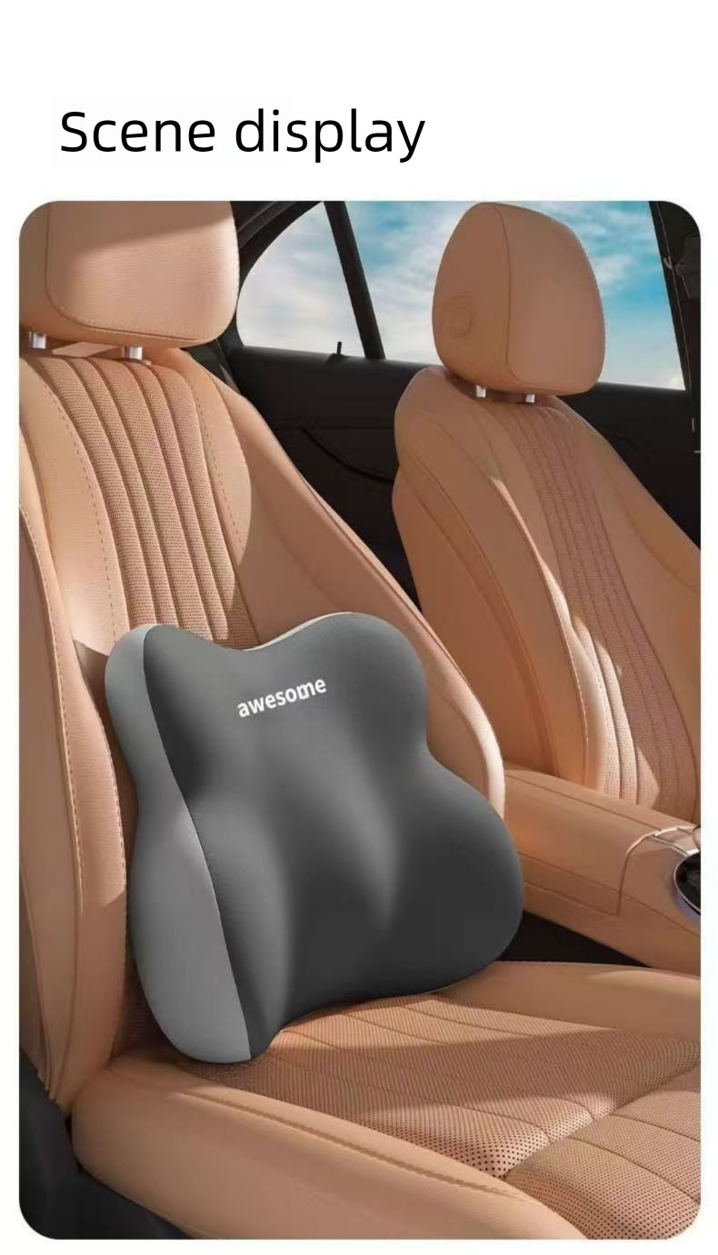 First Item Discount Office Chair Long Sitting Latex Seat Cushion Lumbar Pillow Waist Support Artifact Backrest_voghion.com