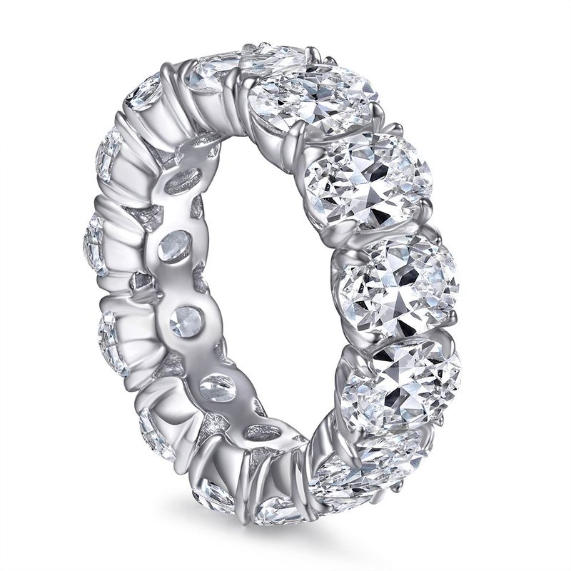 Anello in argento Sterling creativo per donna con zirconi_voghion.com