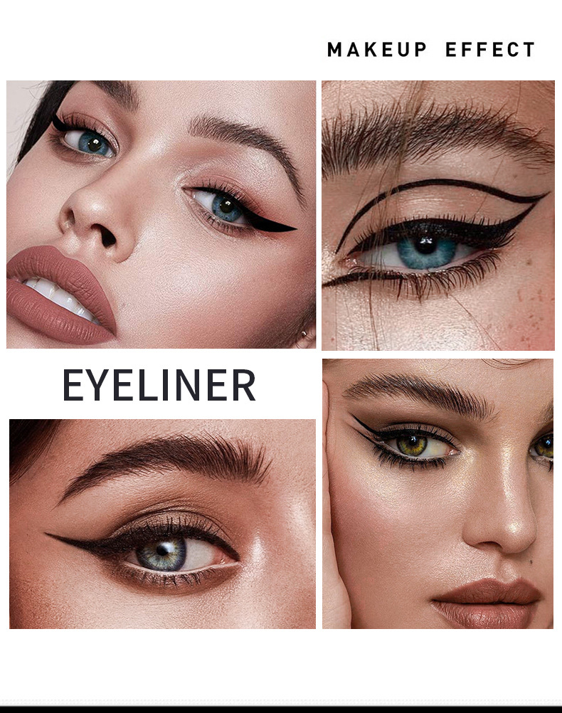 Big Seal Stamp Liquid Eyeliner Pen Waterproof Fast Dry Black Eye Liner Pencil With Eyeliner Cosmetic Double-ended Eyeliner_voghion.com