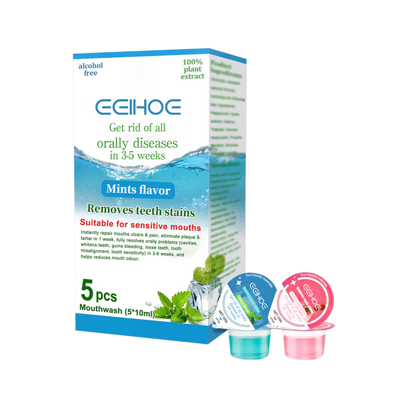 Jelly Cup beautiful Mouthwash Cleansing for Odor, Tooth Stains, Stains Stains, Brightening and Whitening of Teeth Care,_voghion.com