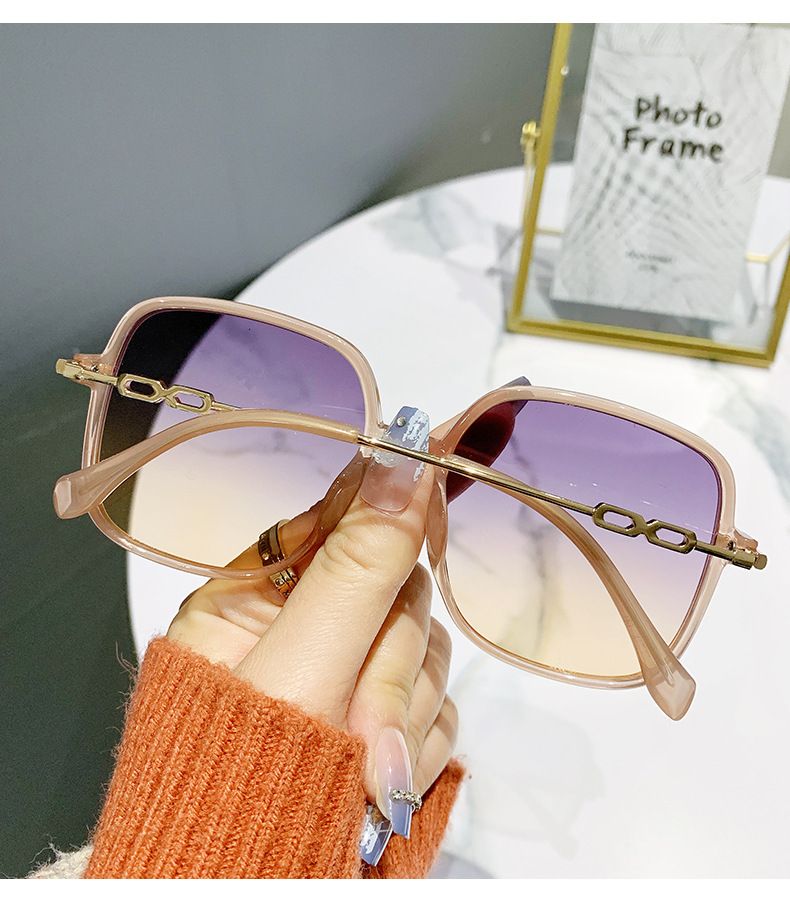 Occhiali da sole da donna alla moda, nudi, personalizzati, alla moda, snellenti, resistenti ai raggi UV, con montatura grande_voghion.com