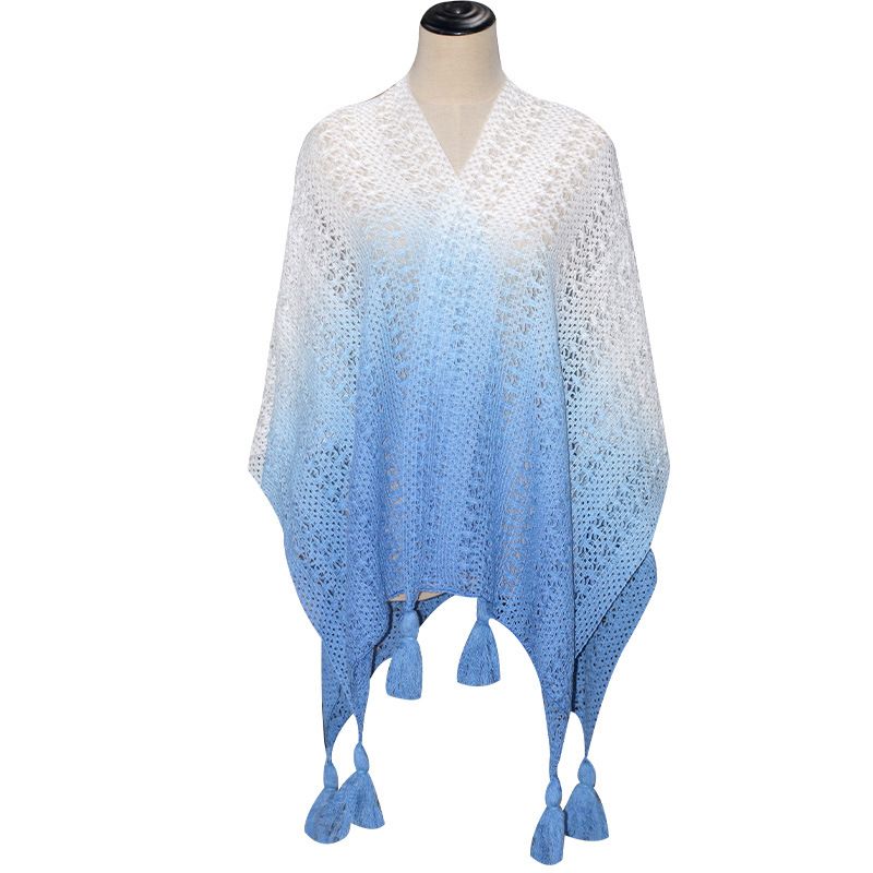 spring And Summer Thin Openwork Dress, Large Shawl, Women's Ethnic Cloak_voghion.com