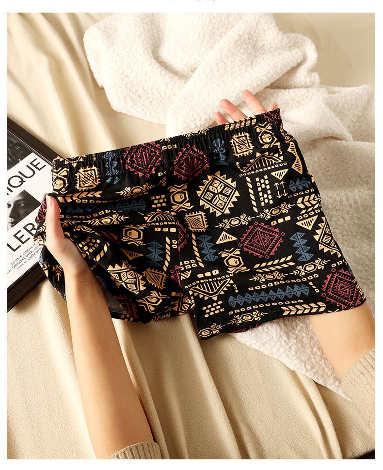 Men's Underwear One Piece New Men's Arrow Pants American Retro Ethnic Style Arrow Pants Summer Breathable Trendy Boxer Pants_voghion.com