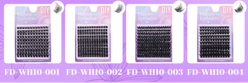 False Eyelashes 10 Rows Of Single Cluster Segmented False Eyelashes D Curl Curling Daily Natural Simulation Three Dimensional Eyelashes_voghion.com