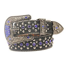 Wasserdiamantgürtel, universell für Männer und Frauen, handgefertigte personalisierte Street Dark Style Fashion Hose mit Nieten_voghion.com