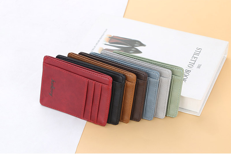 Neuer antimagnetischer Retro-Kartenhalter BAELLERRY Europäischer und amerikanischer dünner RFID-Kartenhalter neutraler Multi-Card-Bankkartenhalter_voghion.com