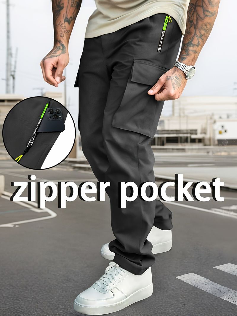Heren outdoor utility-broek - snel drogend polyester, winddicht en antimicrobieel (Euro XXS-3XL, 4 kleuren)_voghion.com