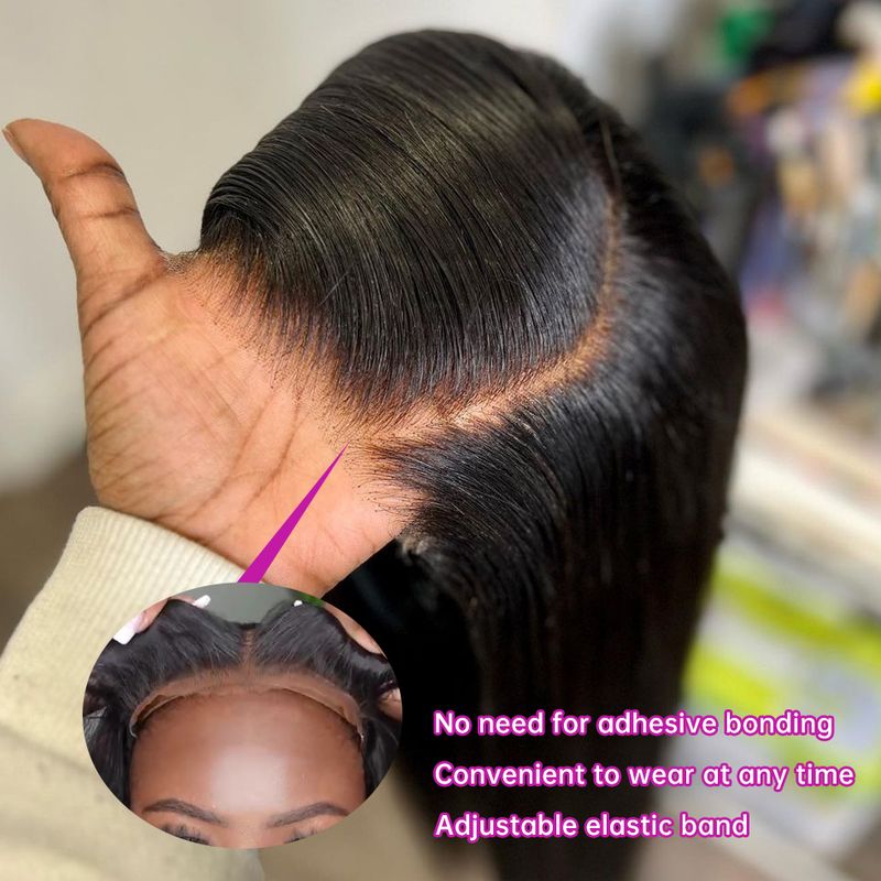 hete verkoop 250% Bone Straight 5x5 Lijmloze Voorgeplukte 13x4 Frontale Pruik 13x6 Transparante Kant Front Pruiken Voor Vrouwen_voghion.com