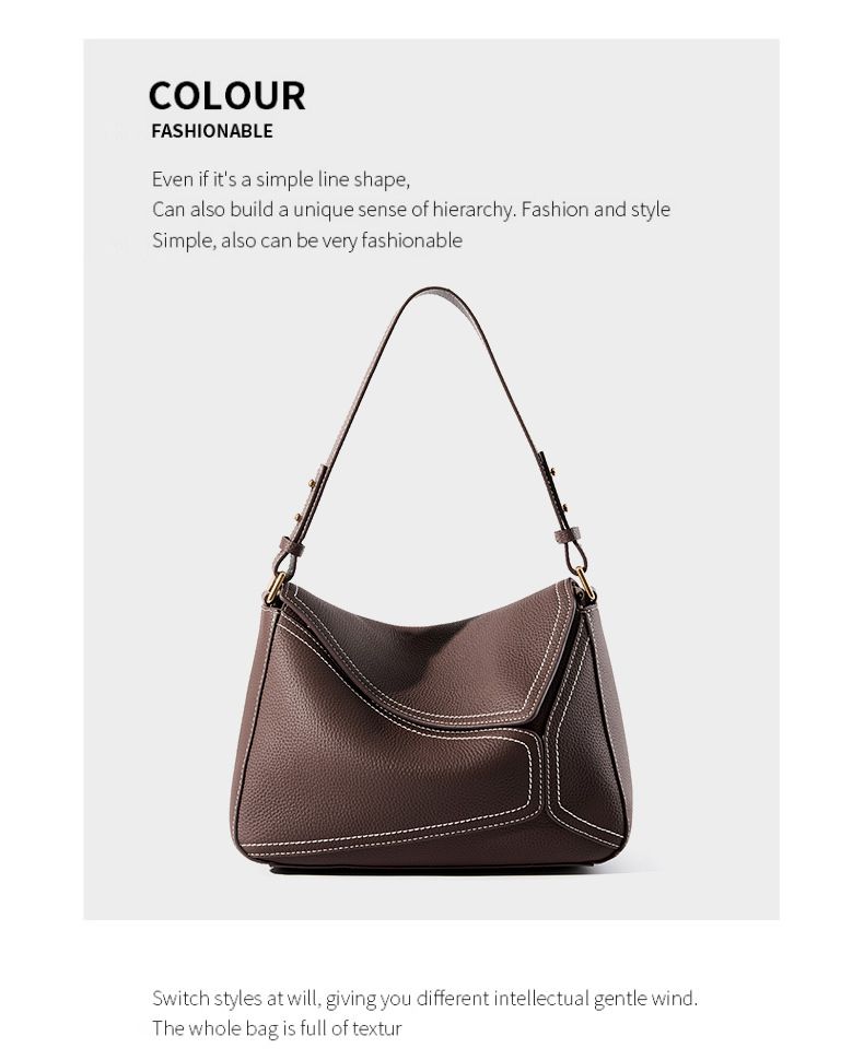 Borse da donna, borsa a tracolla singola, borsa geometrica da donna, borsa a cuscino in vera pelle, borsa a tracolla in pelle di mucca, borsa da pendolare_voghion.com