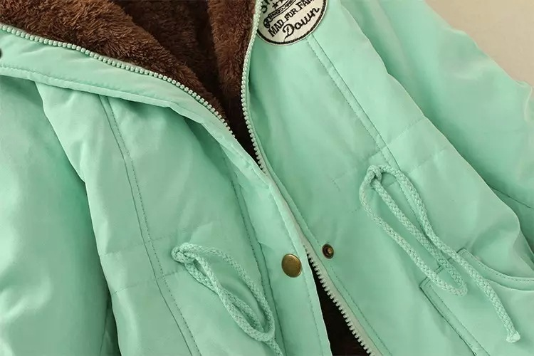 Women's Clothing Long Plush Fleece Lined Winter Coat With Faux Fur Hood, Warm Oversized Jacket For Cold Weather_voghion.com