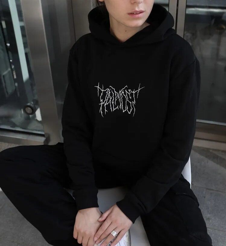 Felpa con cappuccio unisex con stampa 3D anime - Felpa oversize foderata in pile, stile streetwear, per donna e uomo | Comoda felpa invernale con cappuccio (nera, dalla S alla XXXL)_voghion.com